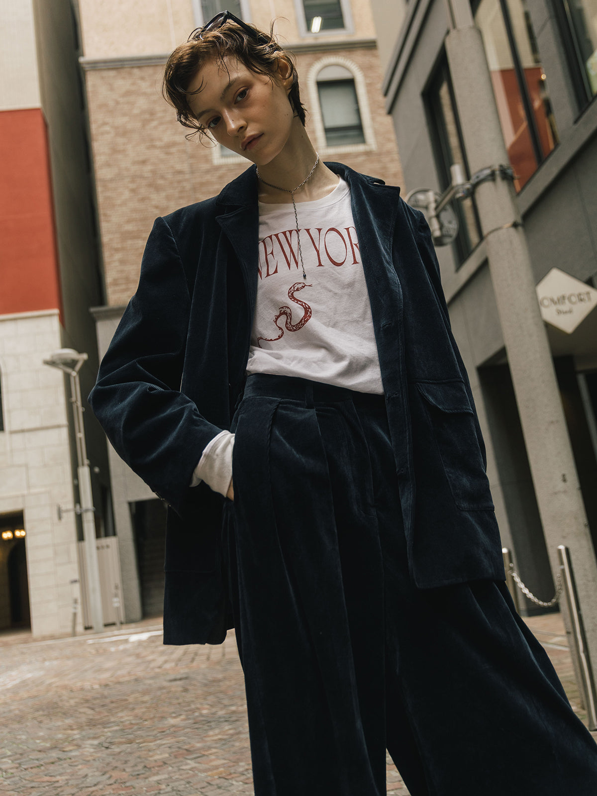 PARMANENT L/S TEE(NEW YORK SNAKE)