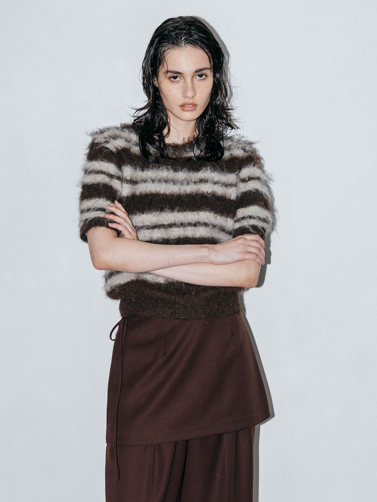 SOFT BRUSHED KNIT TOP