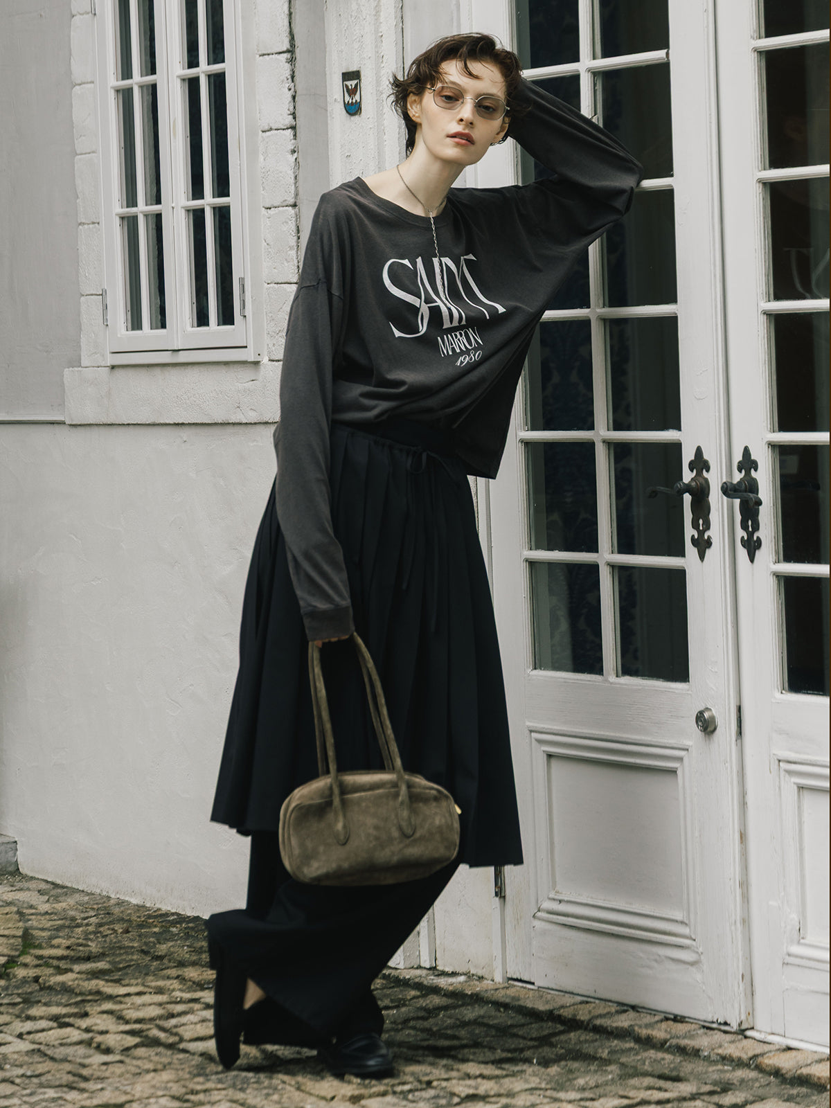 PARMANENT L/S TEE(SAINT MARRON)