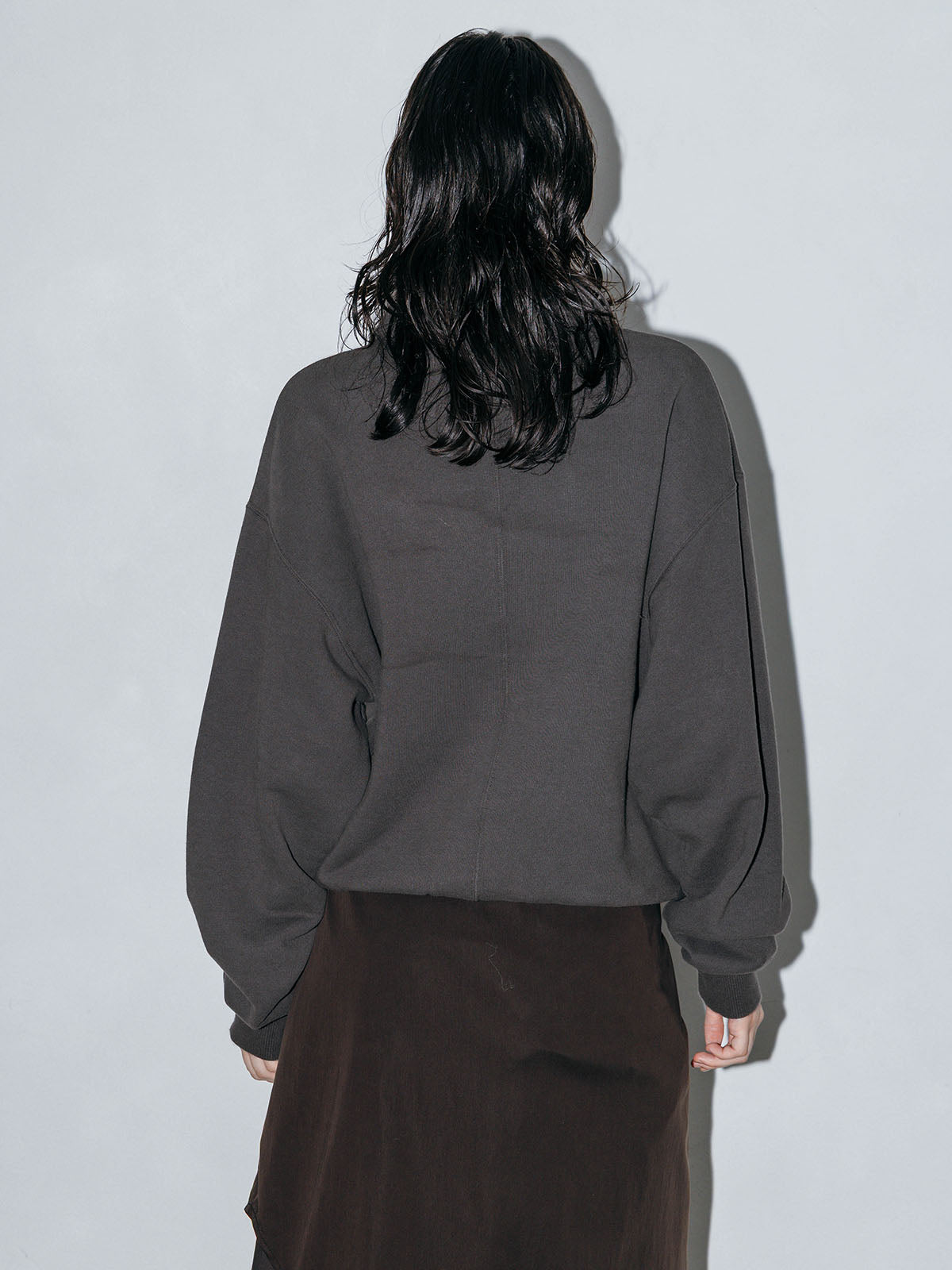 HALF-SNAP SWEAT SHIRT