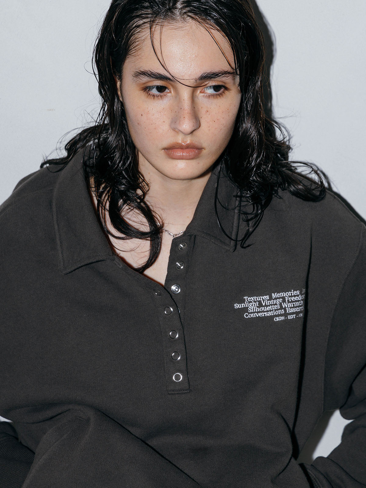 HALF-SNAP SWEAT SHIRT