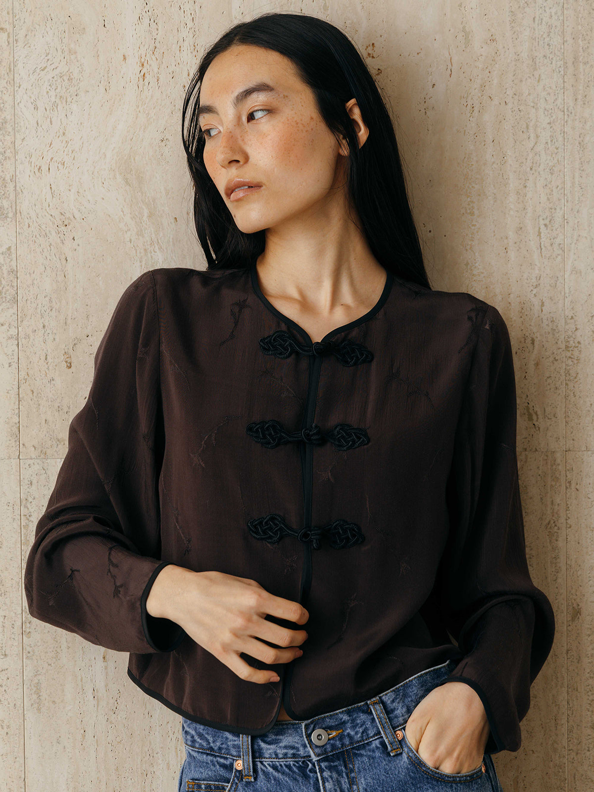 SATIN JQ CHINA JACKET