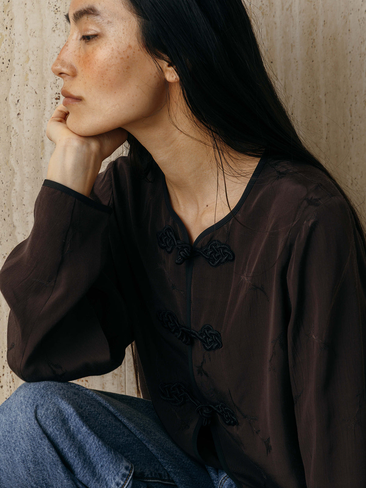 SATIN JQ CHINA JACKET