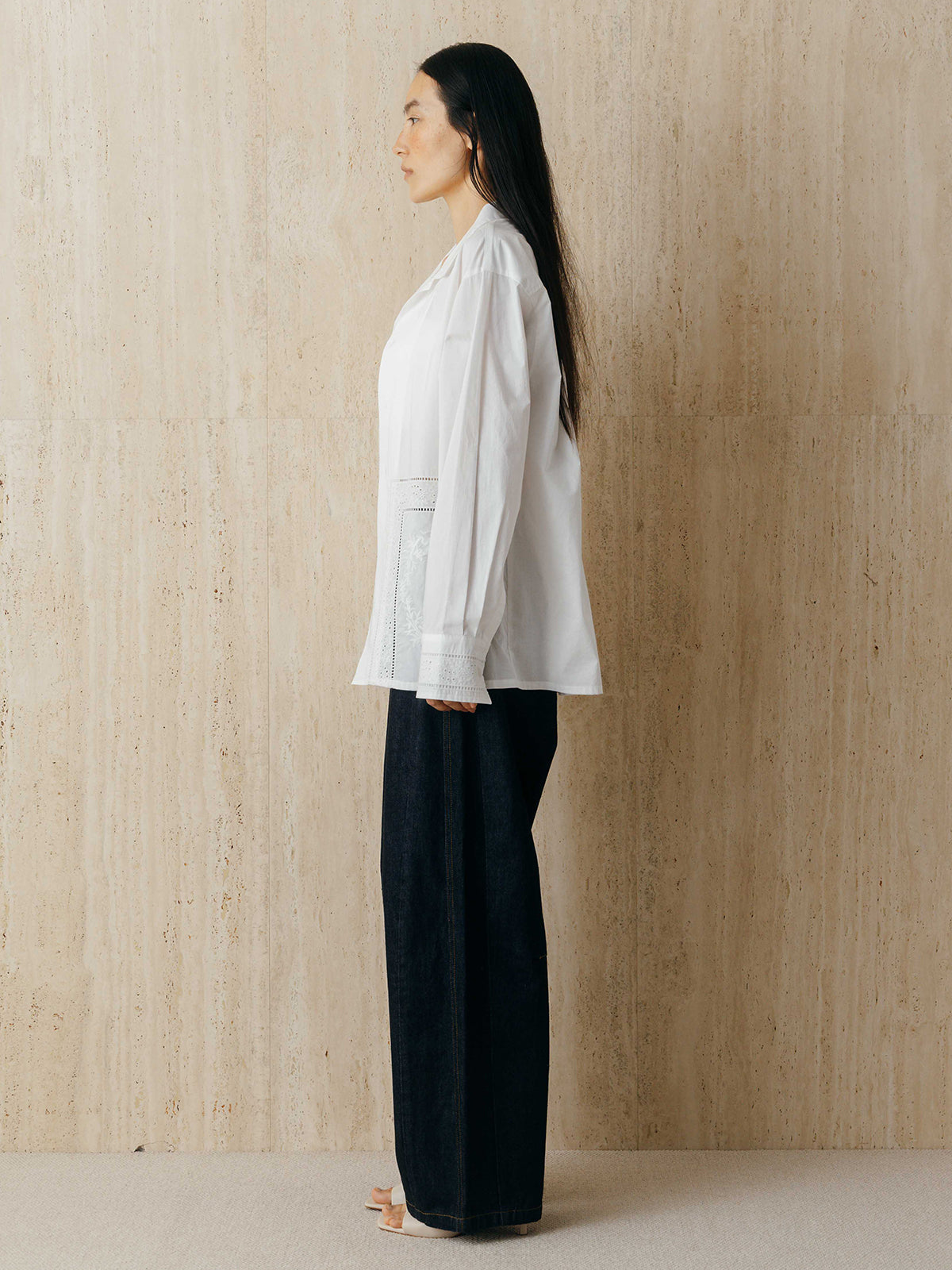 WIDE BEETLE DENIM PANTS