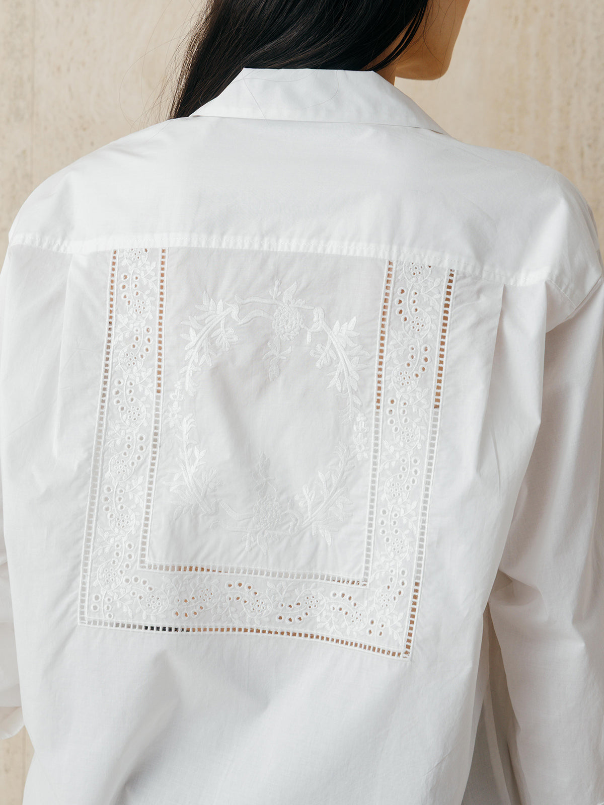 LACE PATCHWORK SHIRTS