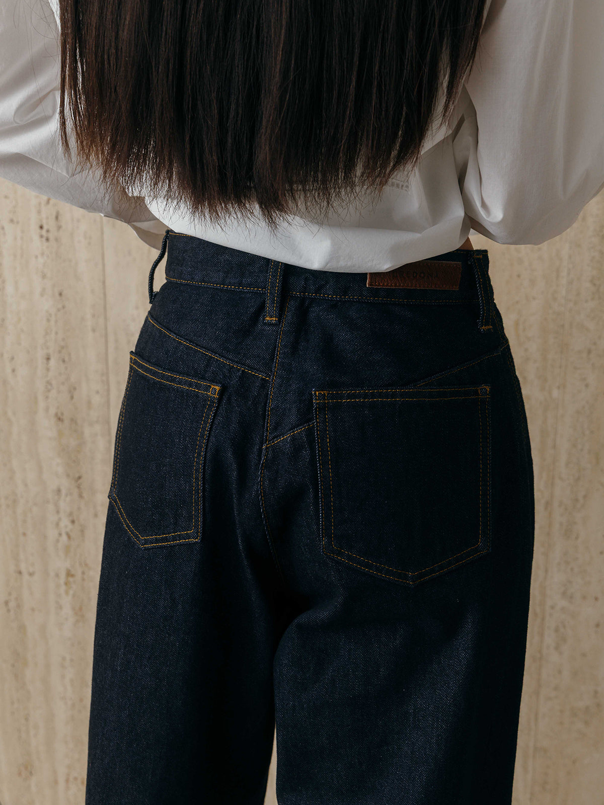WIDE BEETLE DENIM PANTS