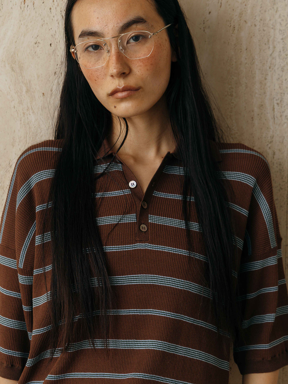 MULCH BORDER KNIT POLO