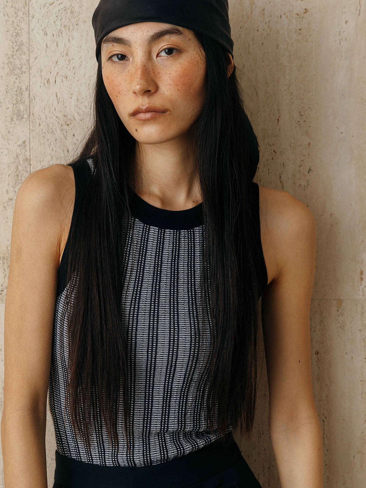 TUCK STITCH TANK TOP