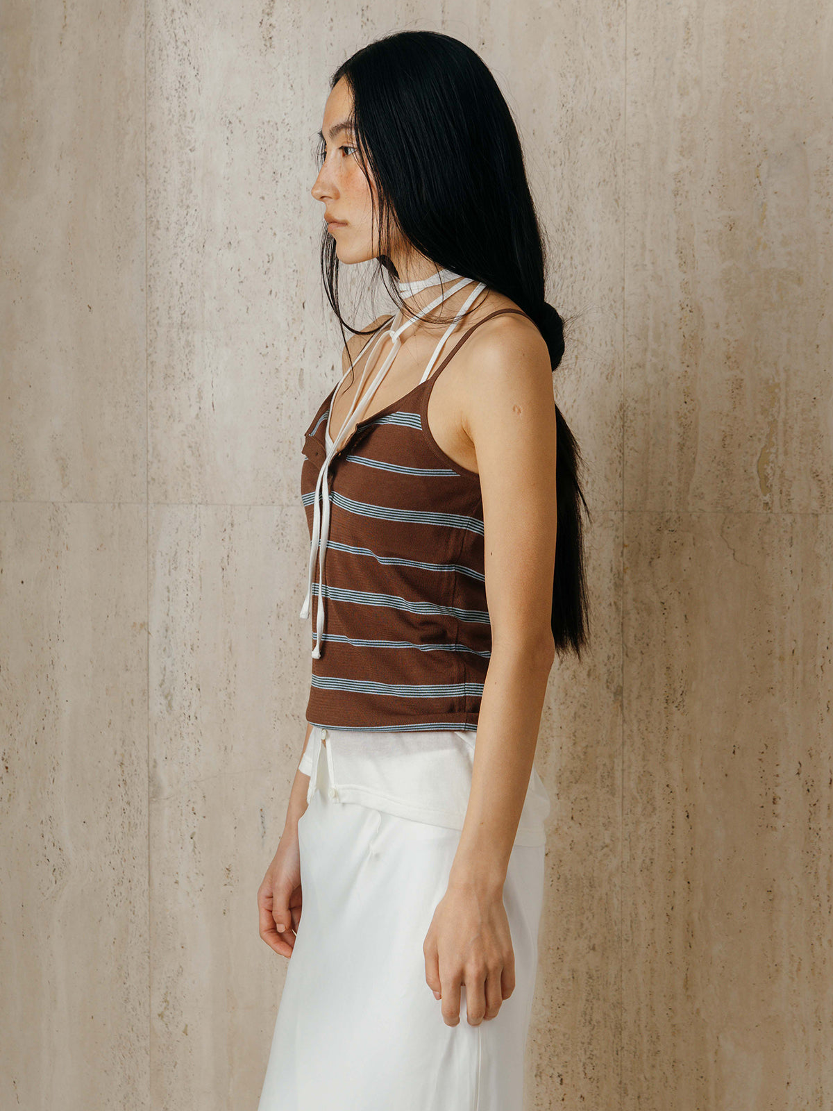 MULCH BORDER KNIT CAMISOLE