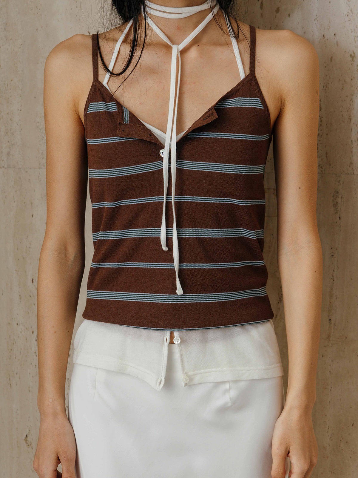 MULCH BORDER KNIT CAMISOLE