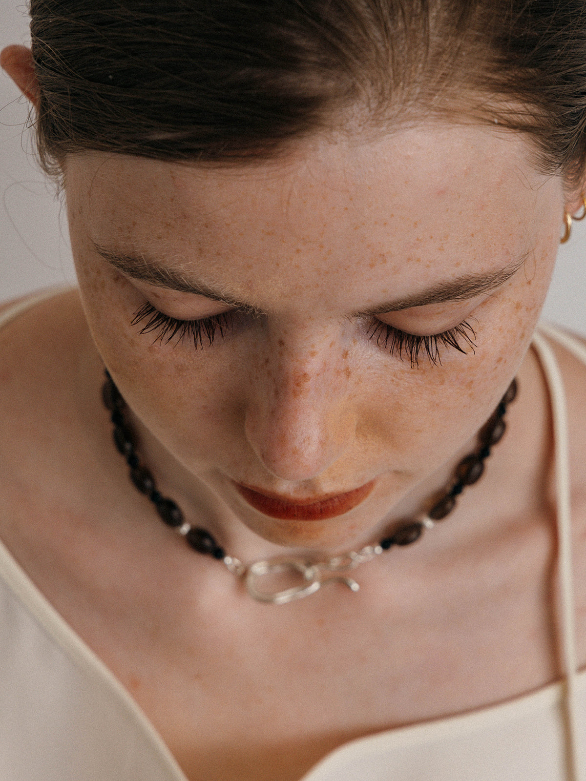 【CREDONA×Mollier】Dali Necklace Smoky Quartz