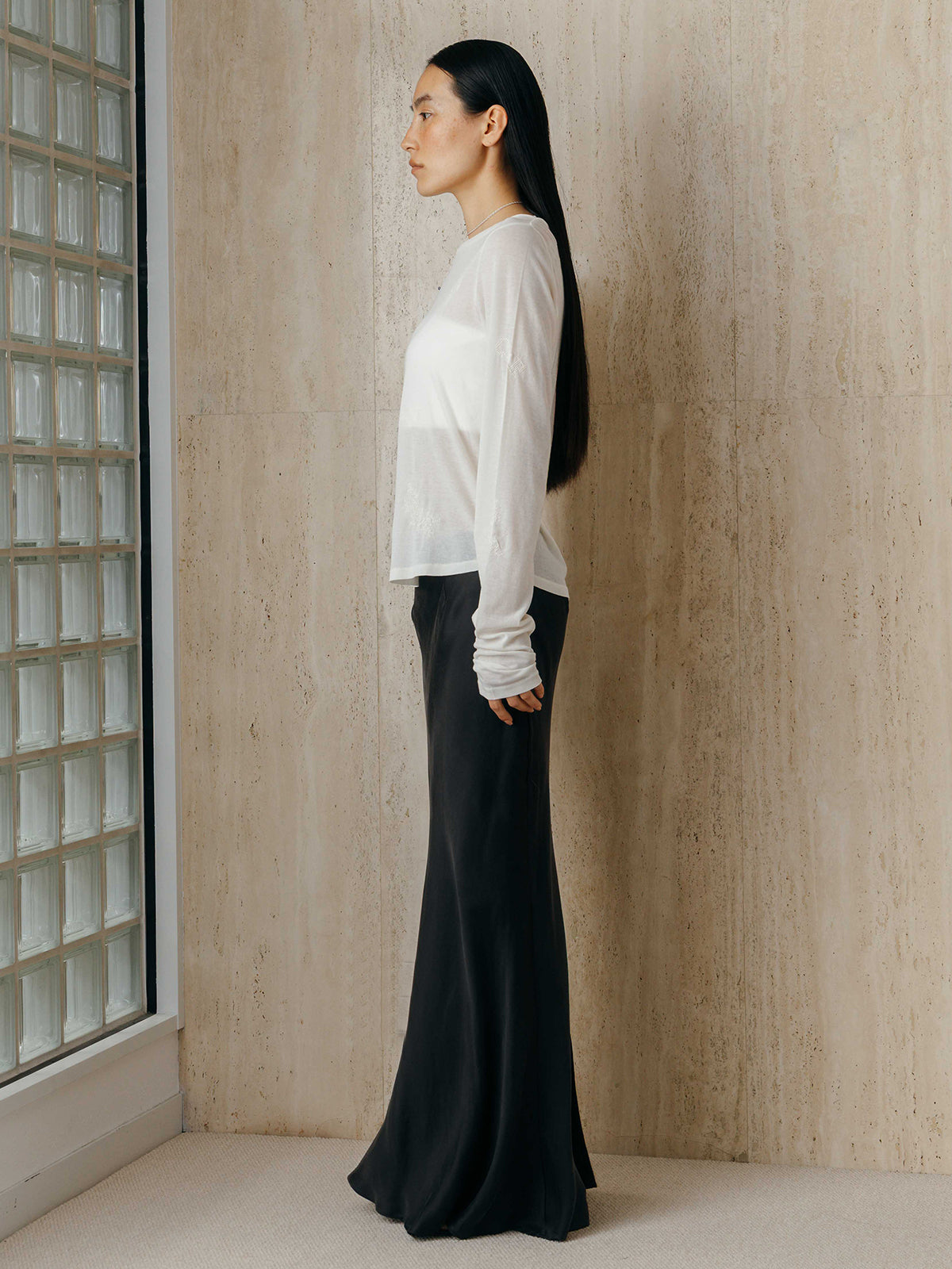 EMBROIDERY SHEER TOPS