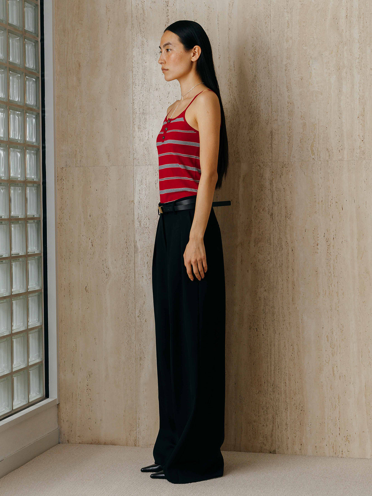 MULCH BORDER KNIT CAMISOLE