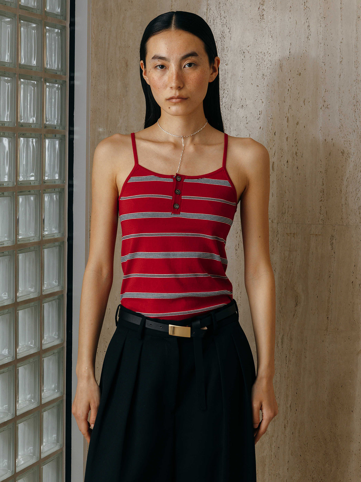 MULCH BORDER KNIT CAMISOLE