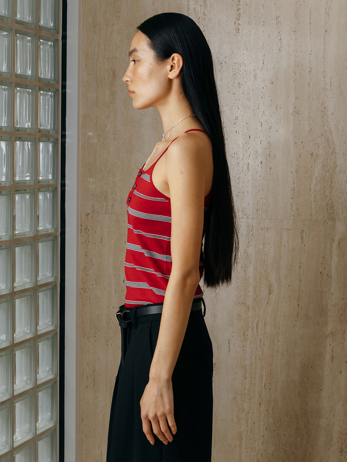 MULCH BORDER KNIT CAMISOLE