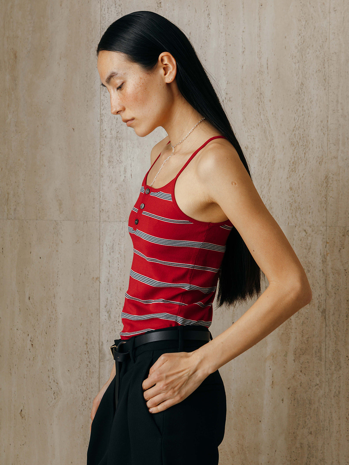 MULCH BORDER KNIT CAMISOLE