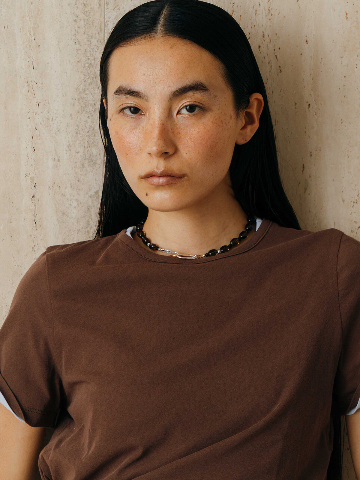 EMBROIDERY SHEER TEE