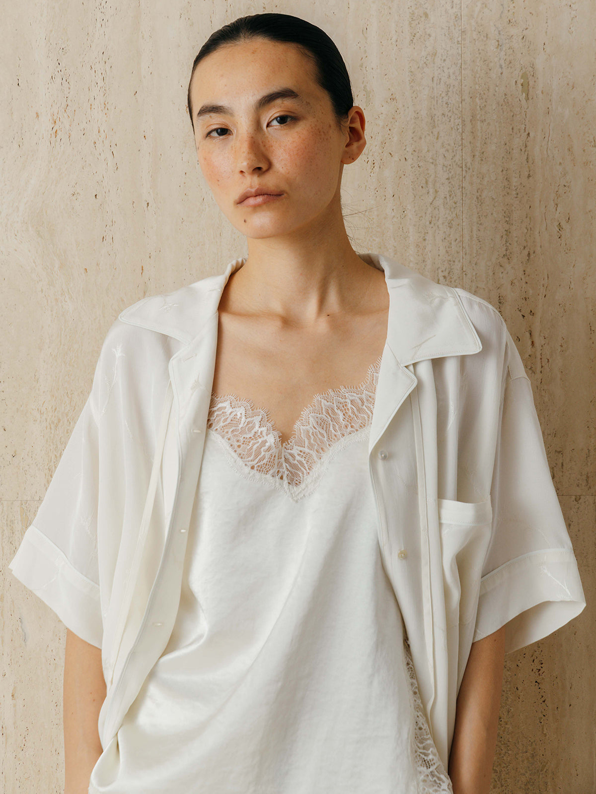 SATIN LACE CAMI