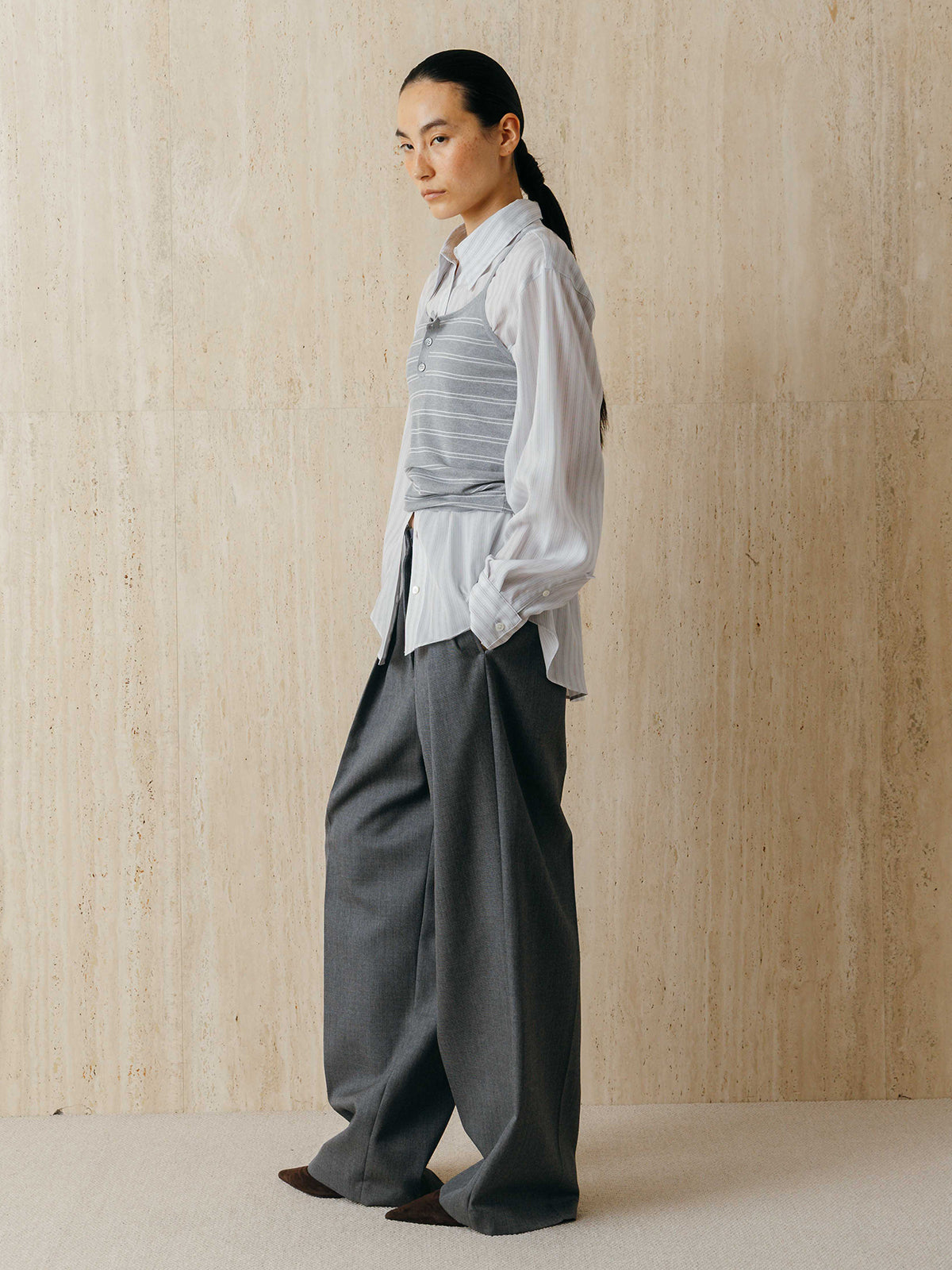 MULCH BORDER KNIT CAMISOLE