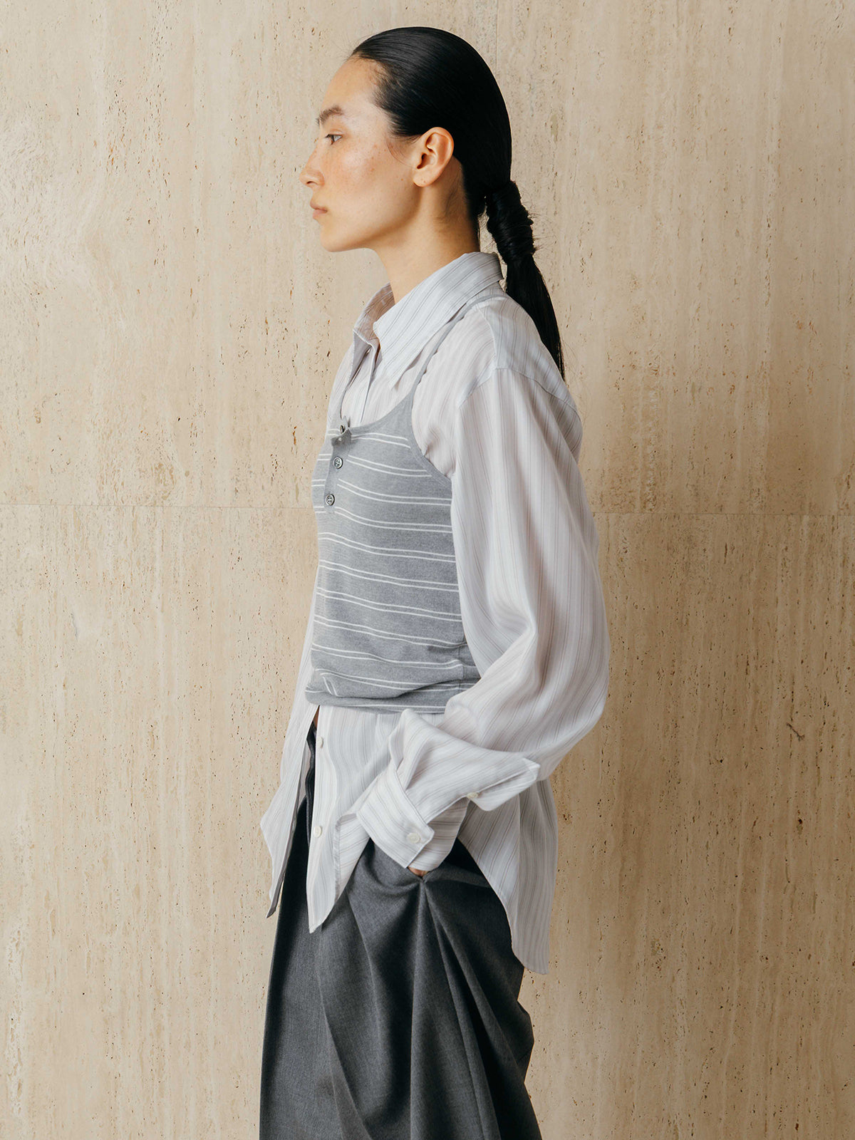 MULCH BORDER KNIT CAMISOLE