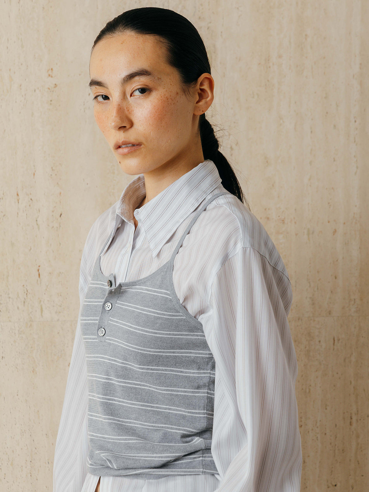 MULCH BORDER KNIT CAMISOLE