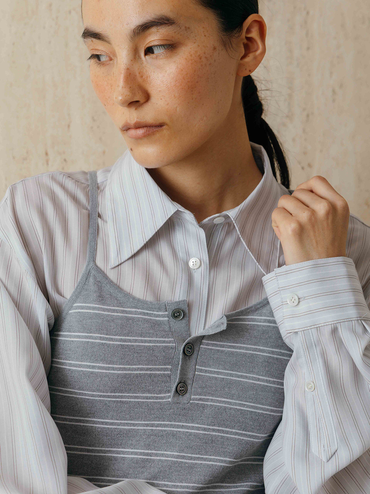 MULCH BORDER KNIT CAMISOLE