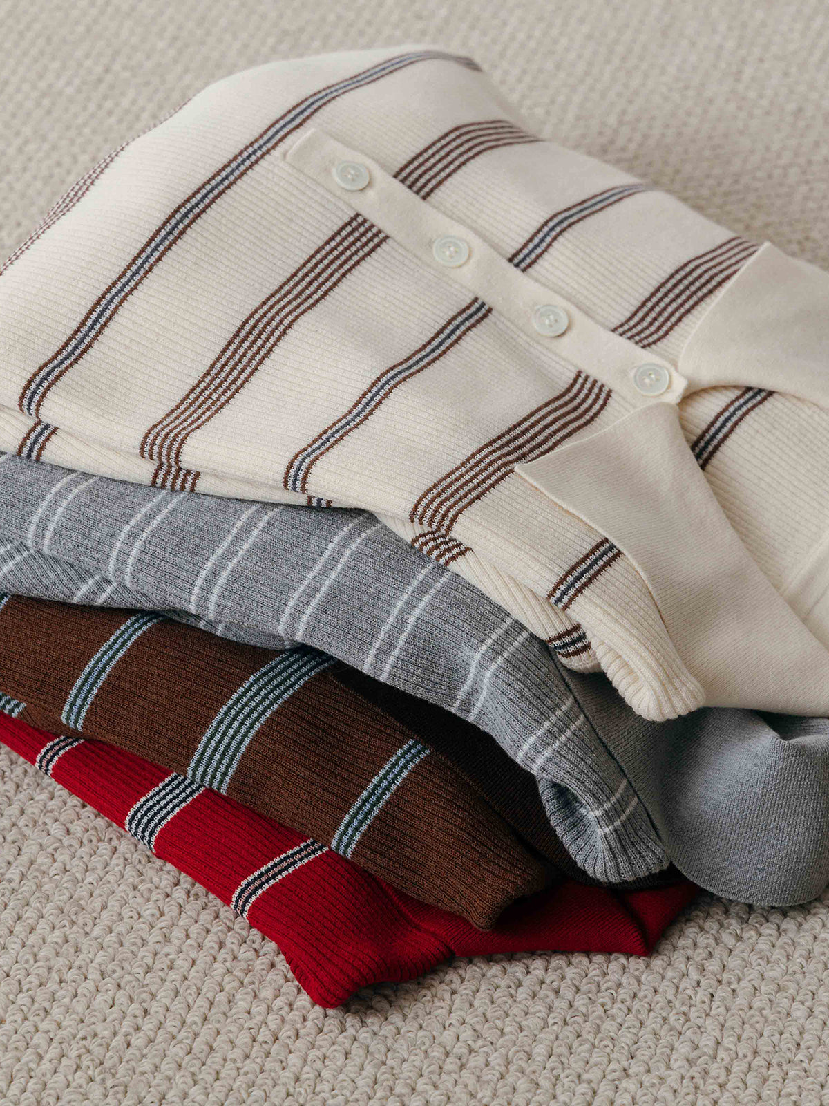 MULCH BORDER KNIT POLO