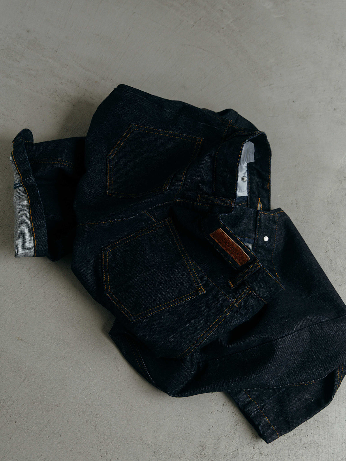 WIDE BEETLE DENIM PANTS