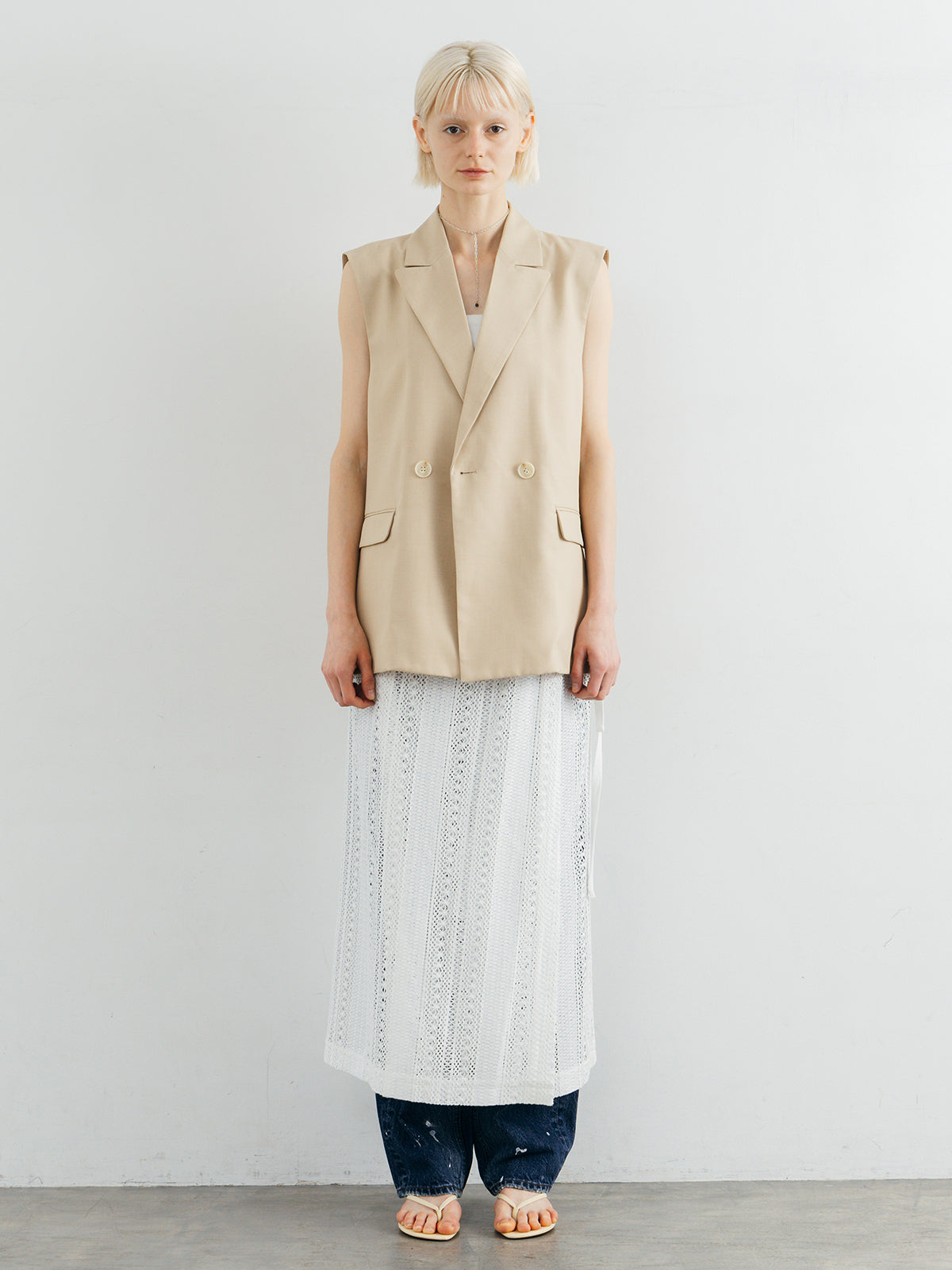 OVER SIZE DESIGN VEST