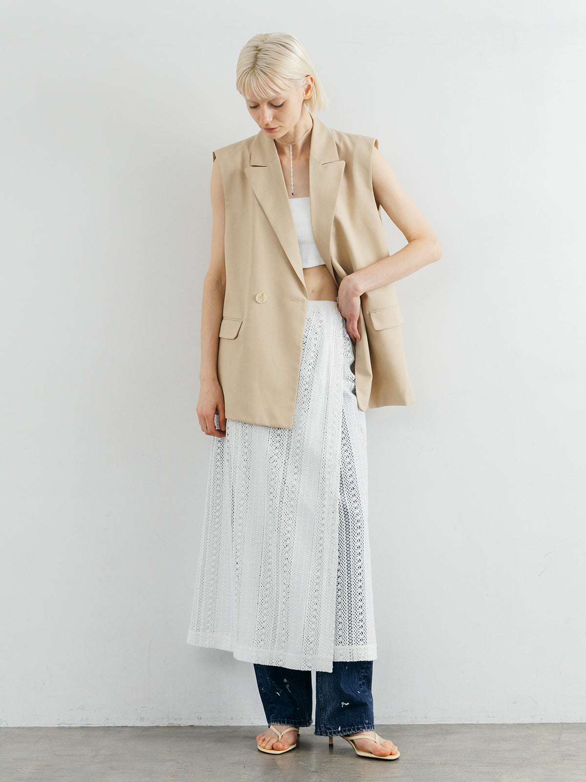 OVER SIZE DESIGN VEST