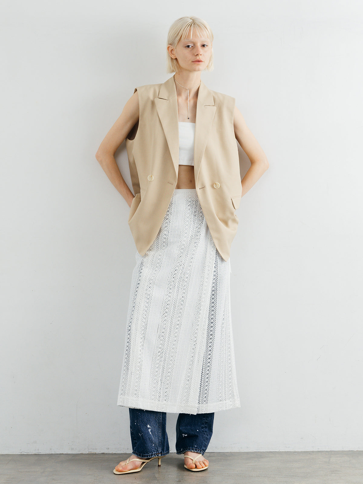 OVER SIZE DESIGN VEST