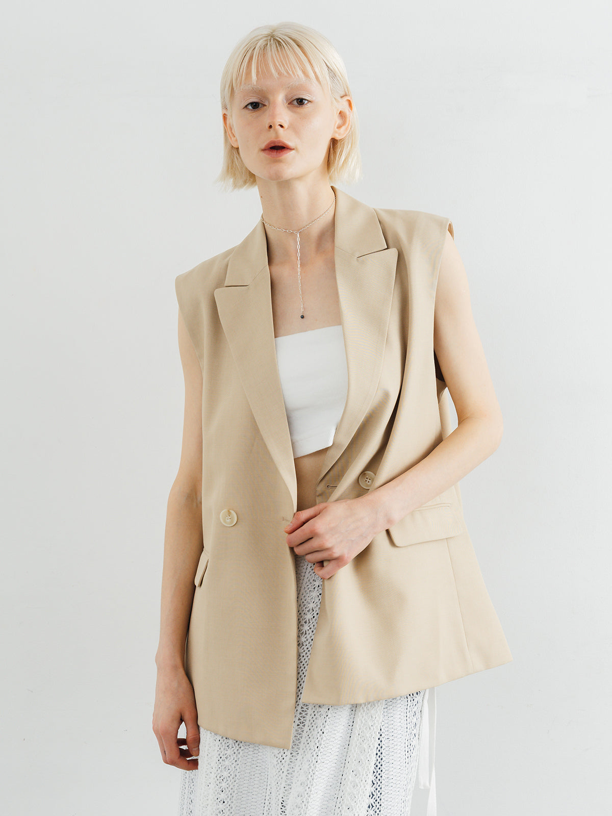 OVER SIZE DESIGN VEST