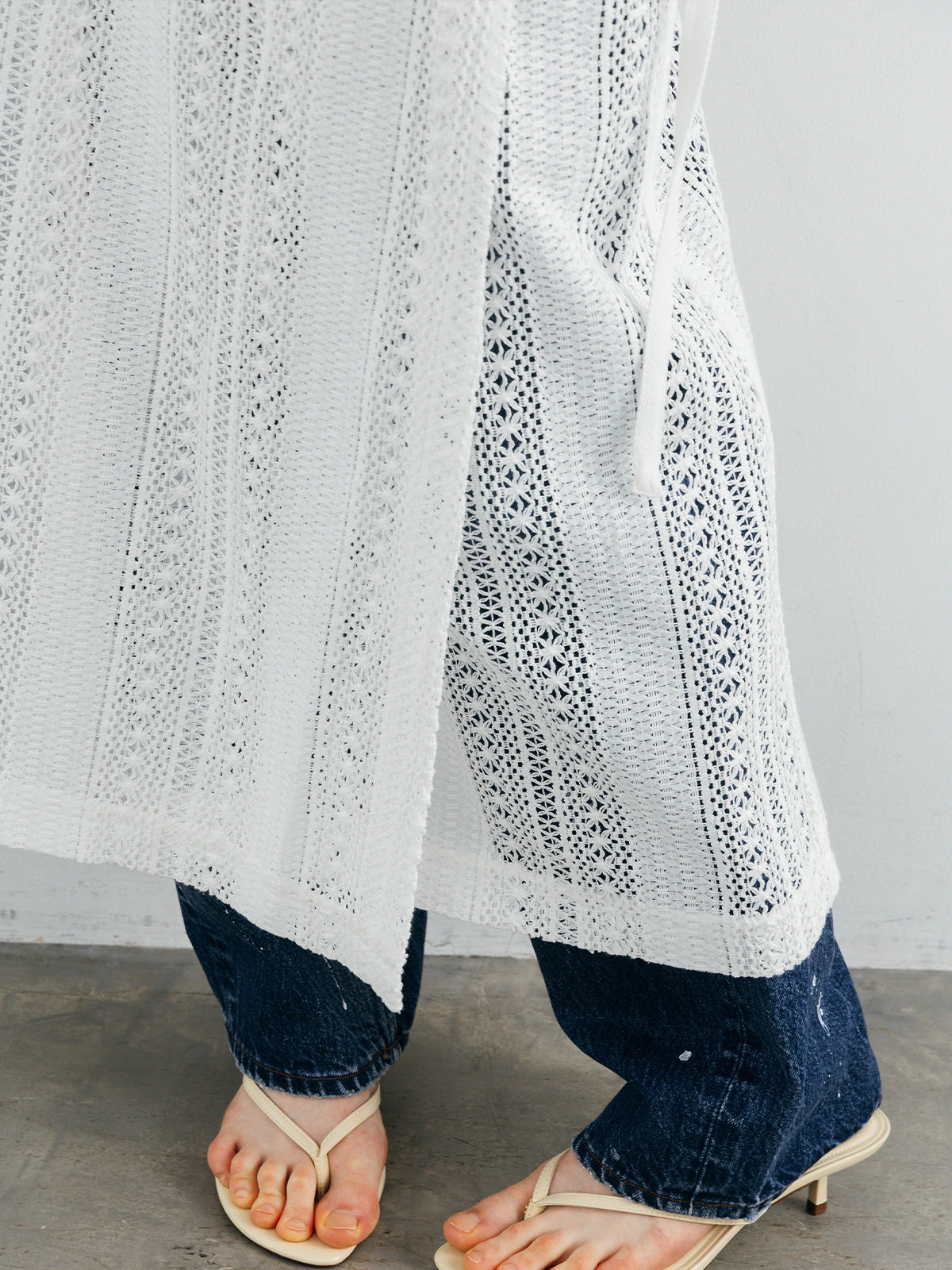 SHEER WRAP SKIRT