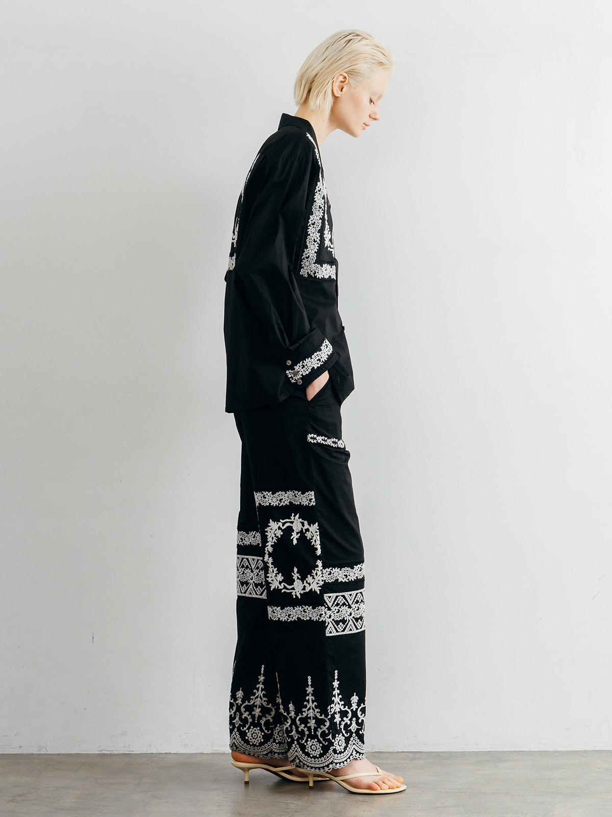 LACE PATCHWORK SHIRTS