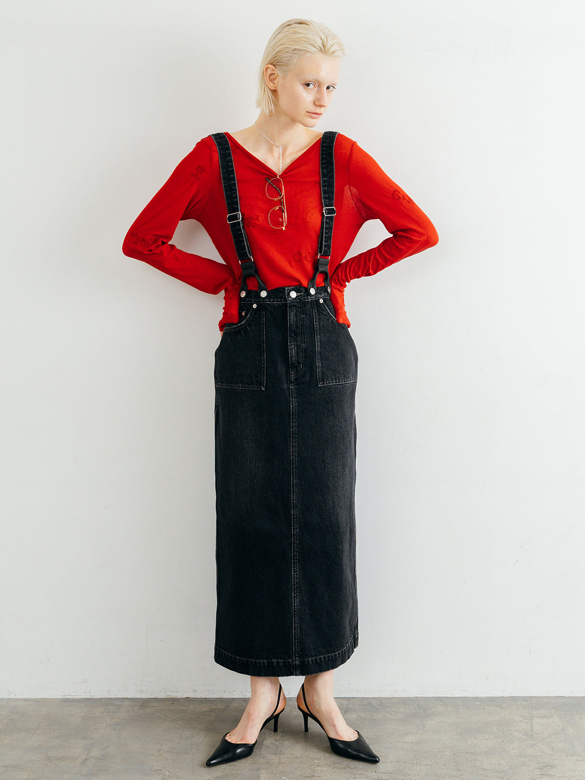 DENIM JUMP SKIRT