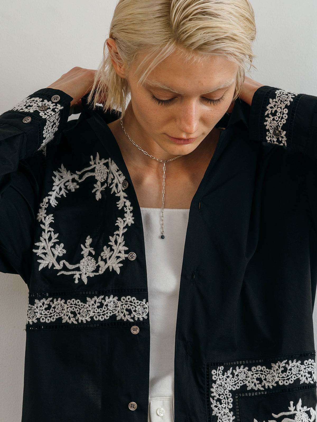LACE PATCHWORK SHIRTS