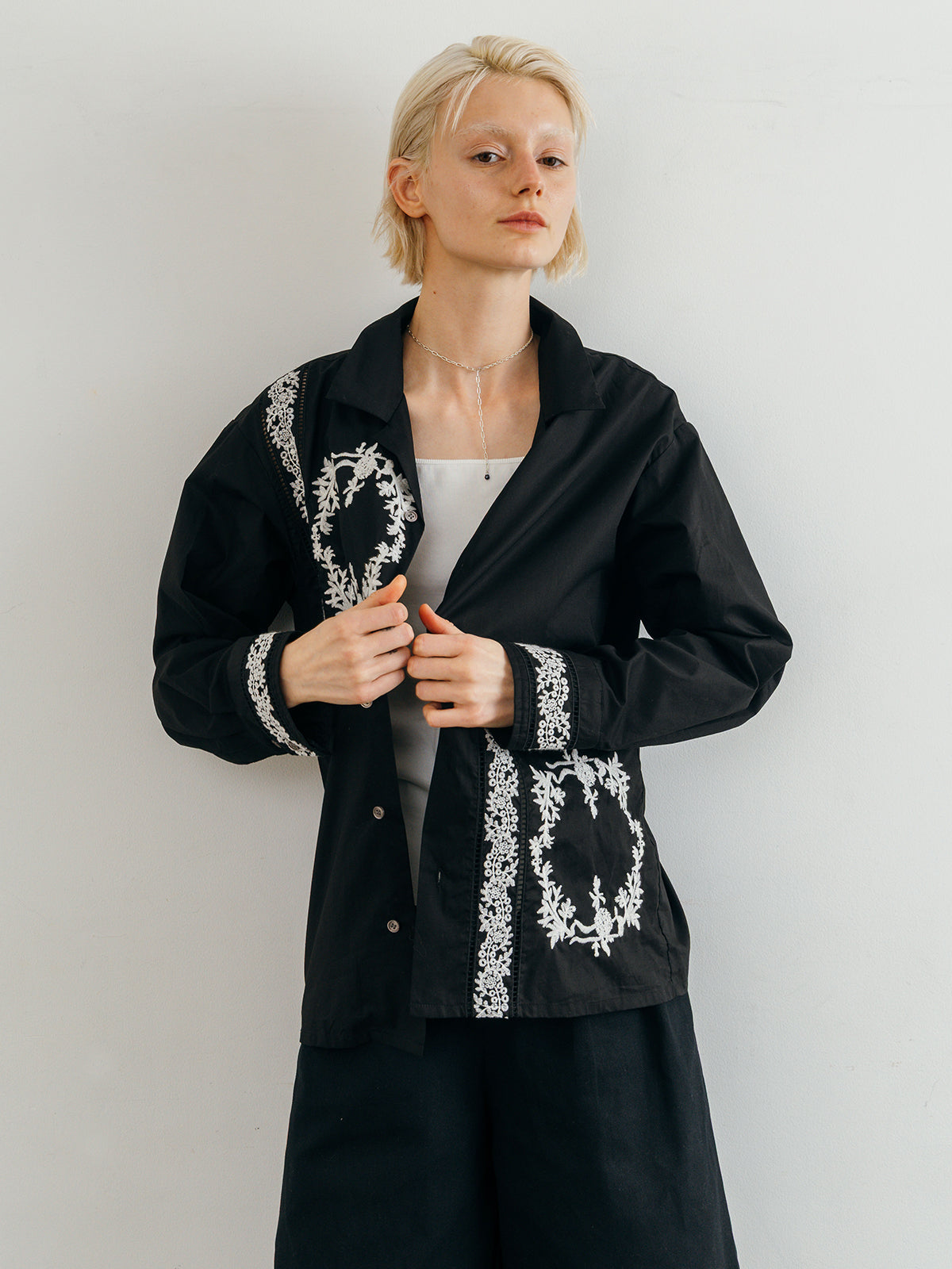LACE PATCHWORK SHIRTS
