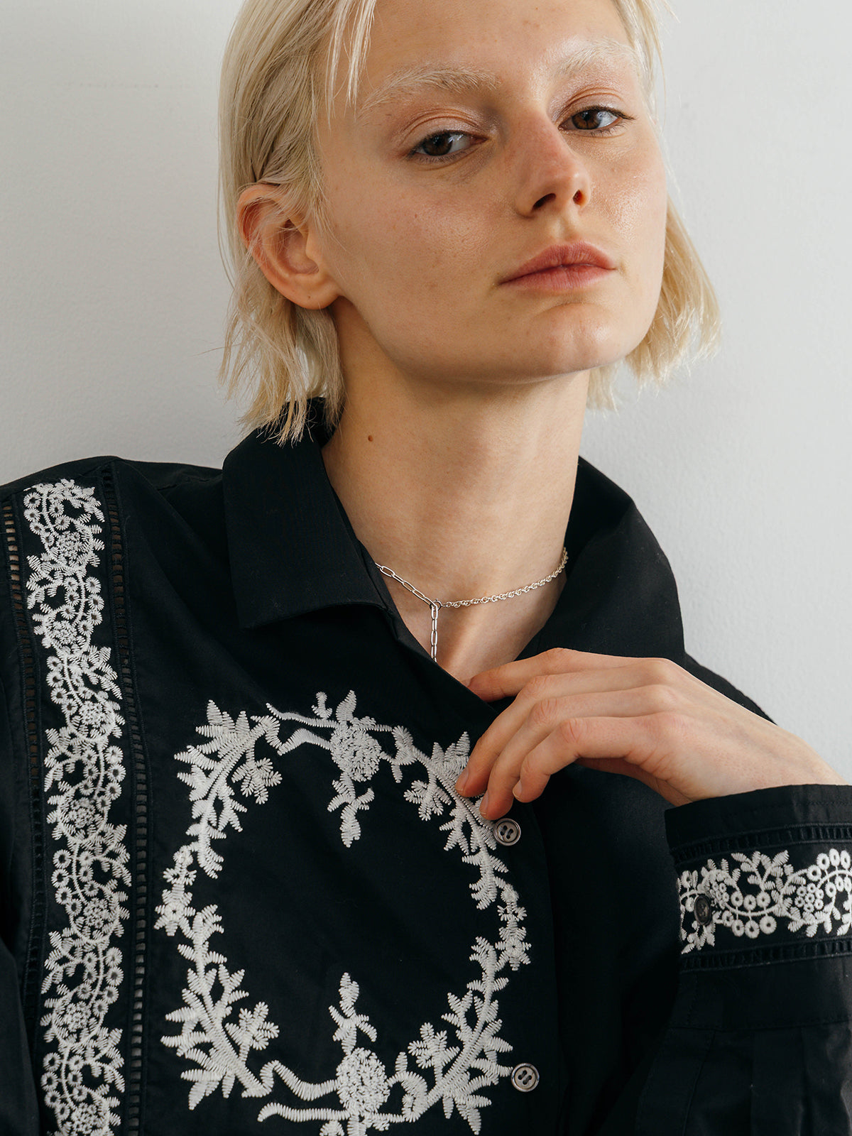 LACE PATCHWORK SHIRTS