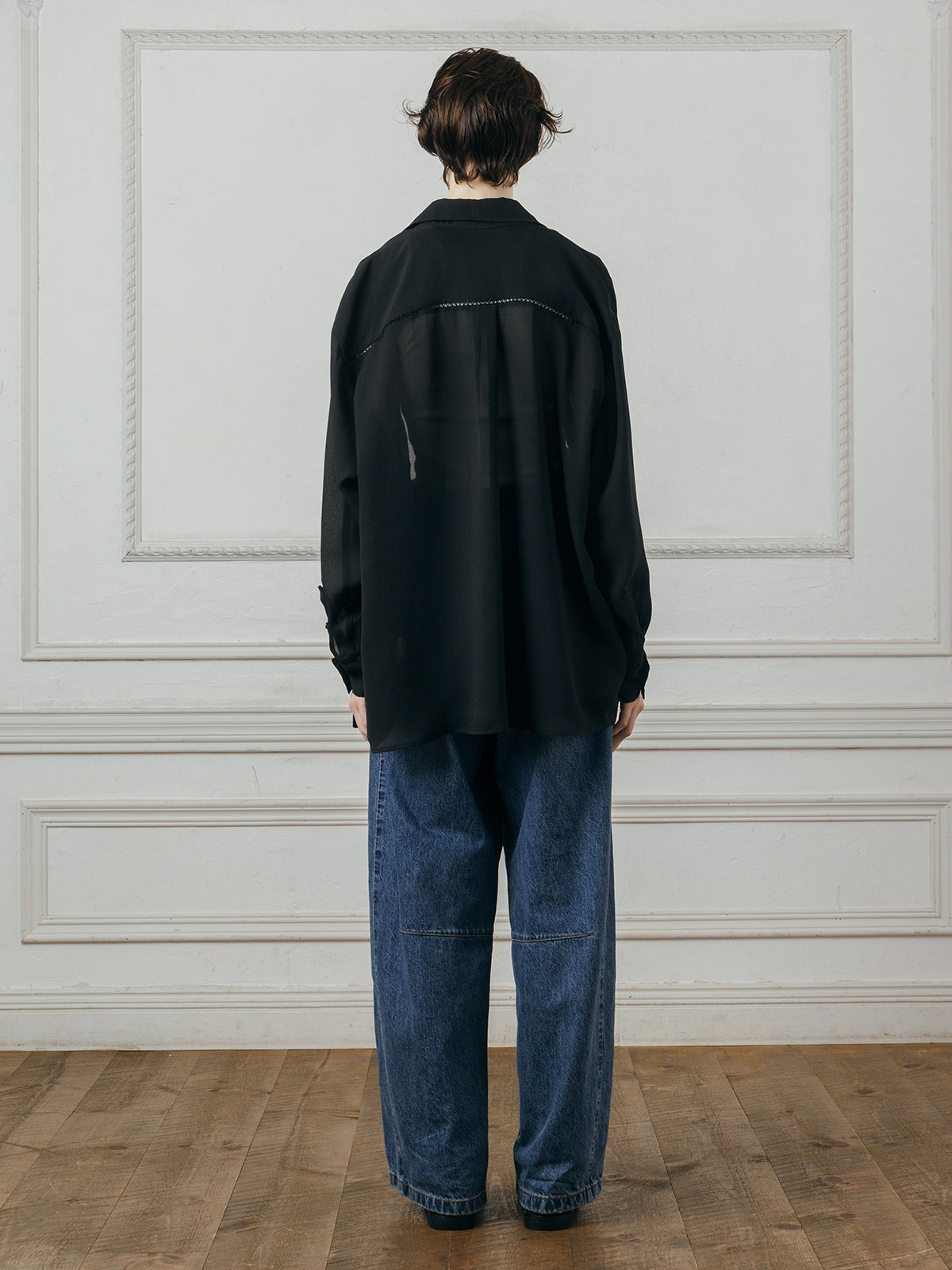 LADDER LACE DETAIL SHIRT