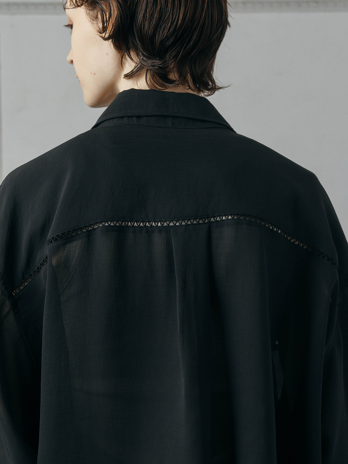 LADDER LACE DETAIL SHIRT