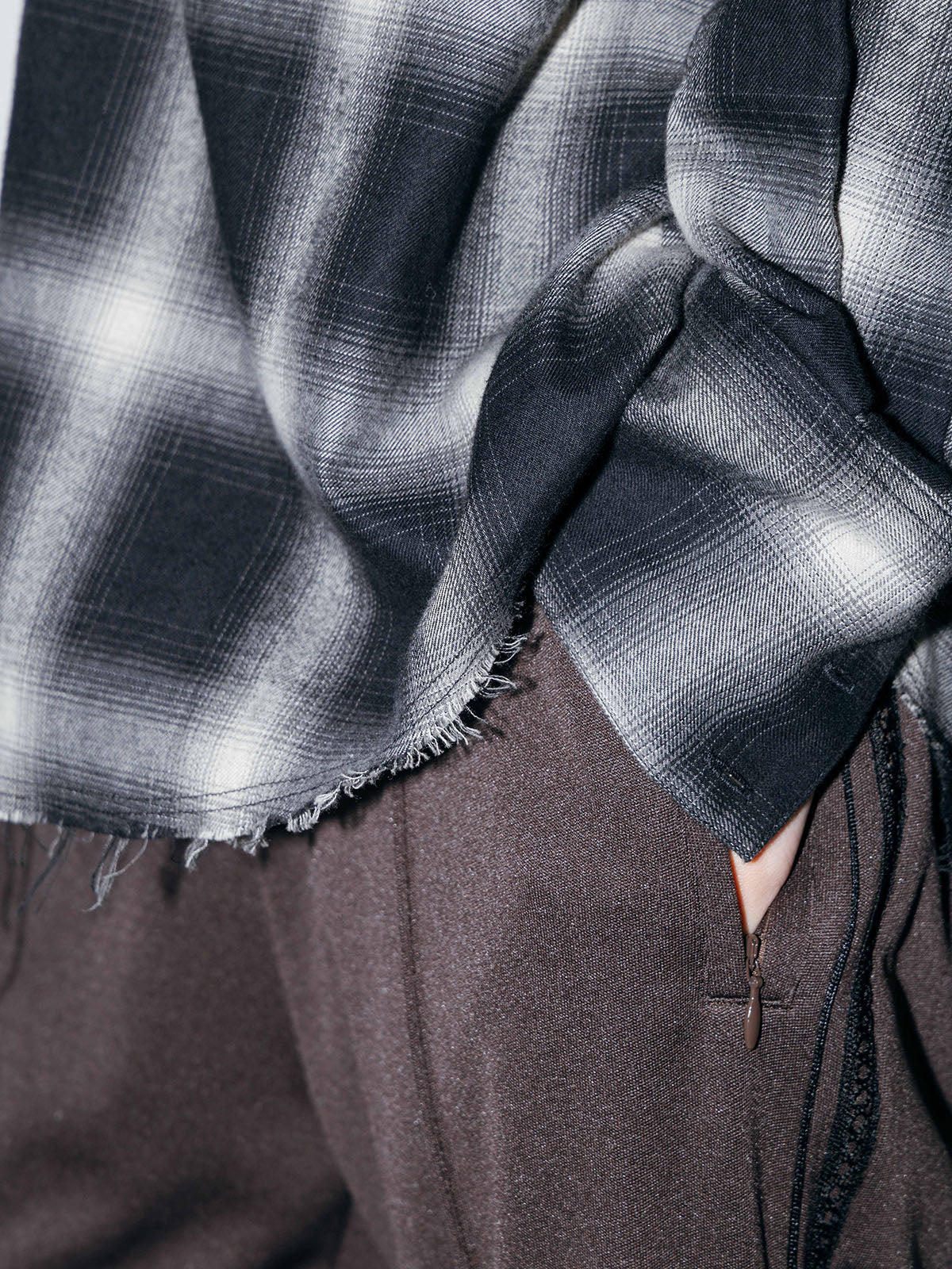 BRUSHED CHECK SKIPPER SHIRT