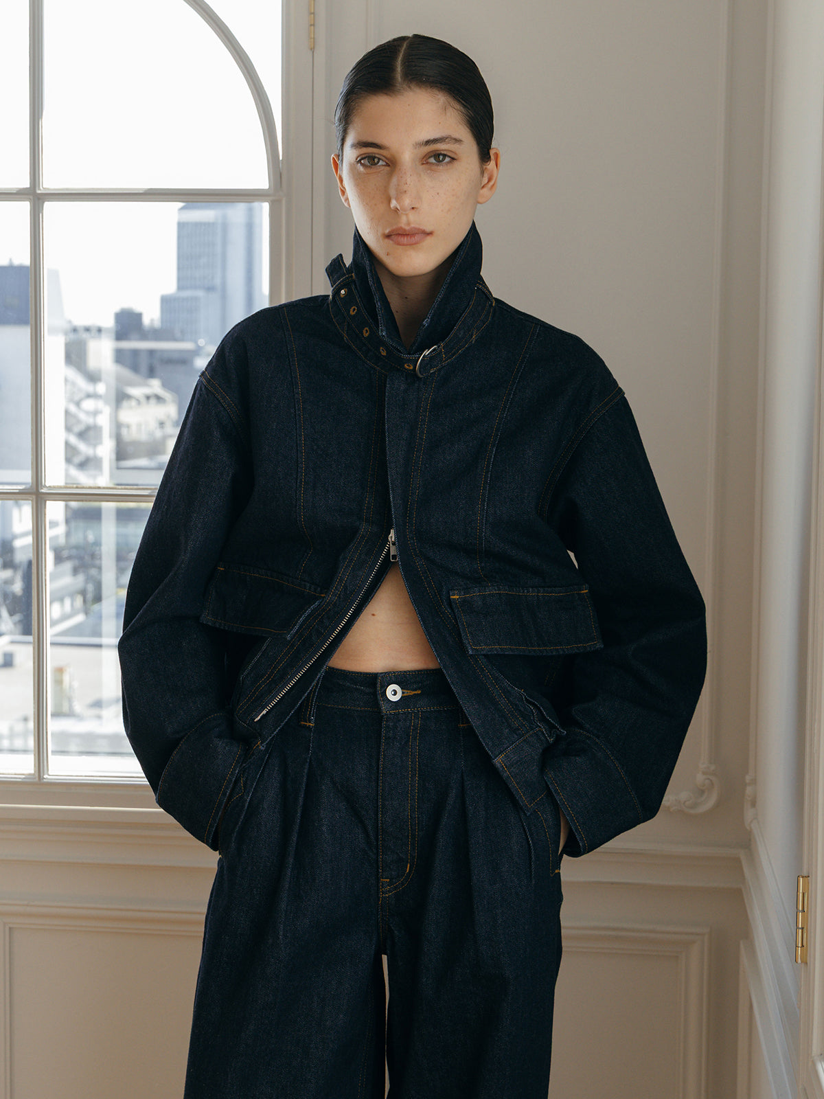 TWO POCKET DENIM JACKET