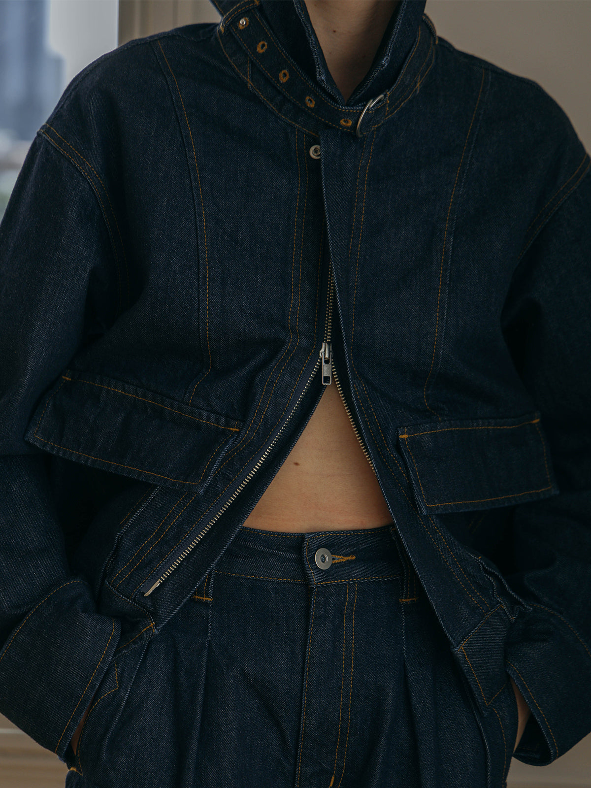 TWO POCKET DENIM JACKET