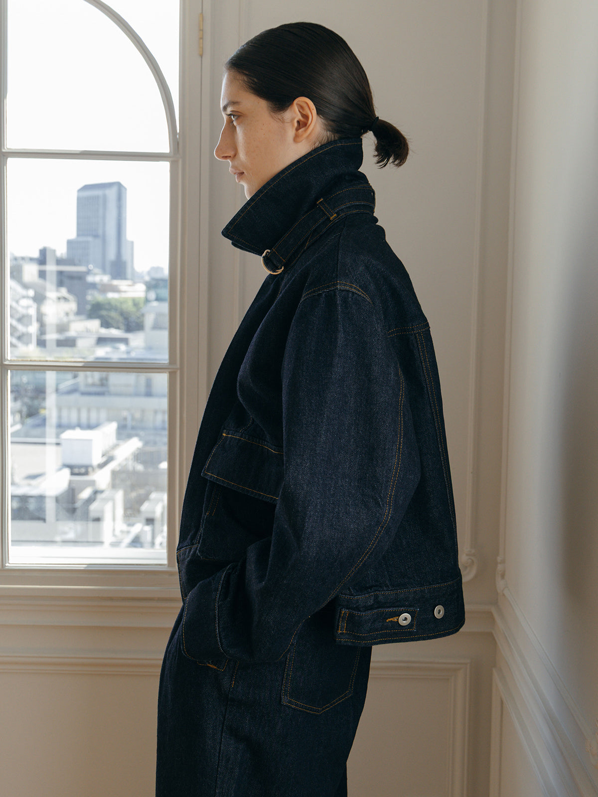 TWO POCKET DENIM JACKET