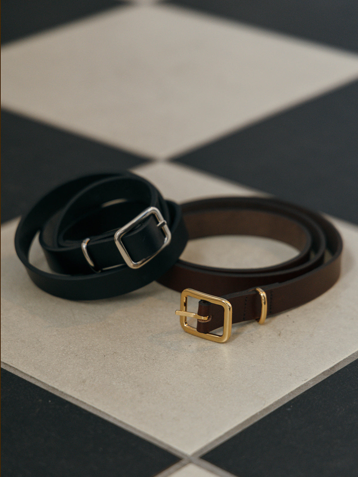 NARROW LEATHER BELT