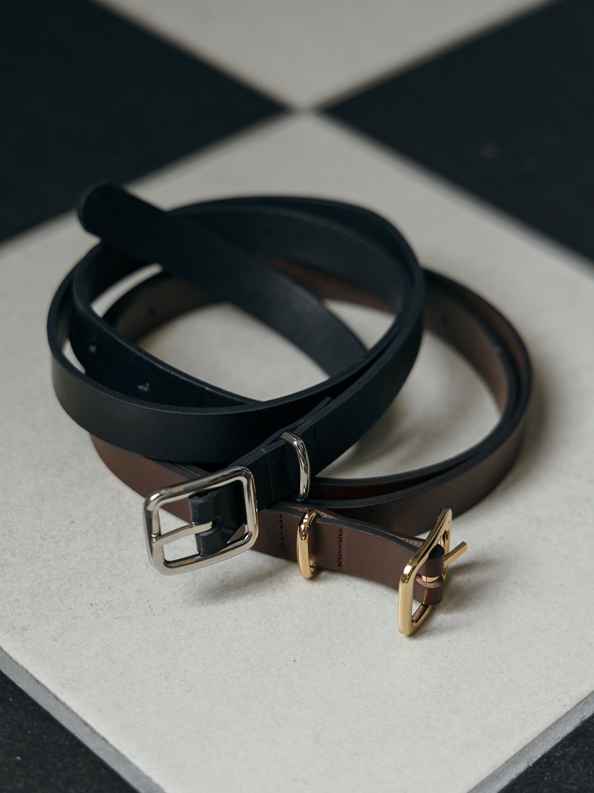 NARROW LEATHER BELT