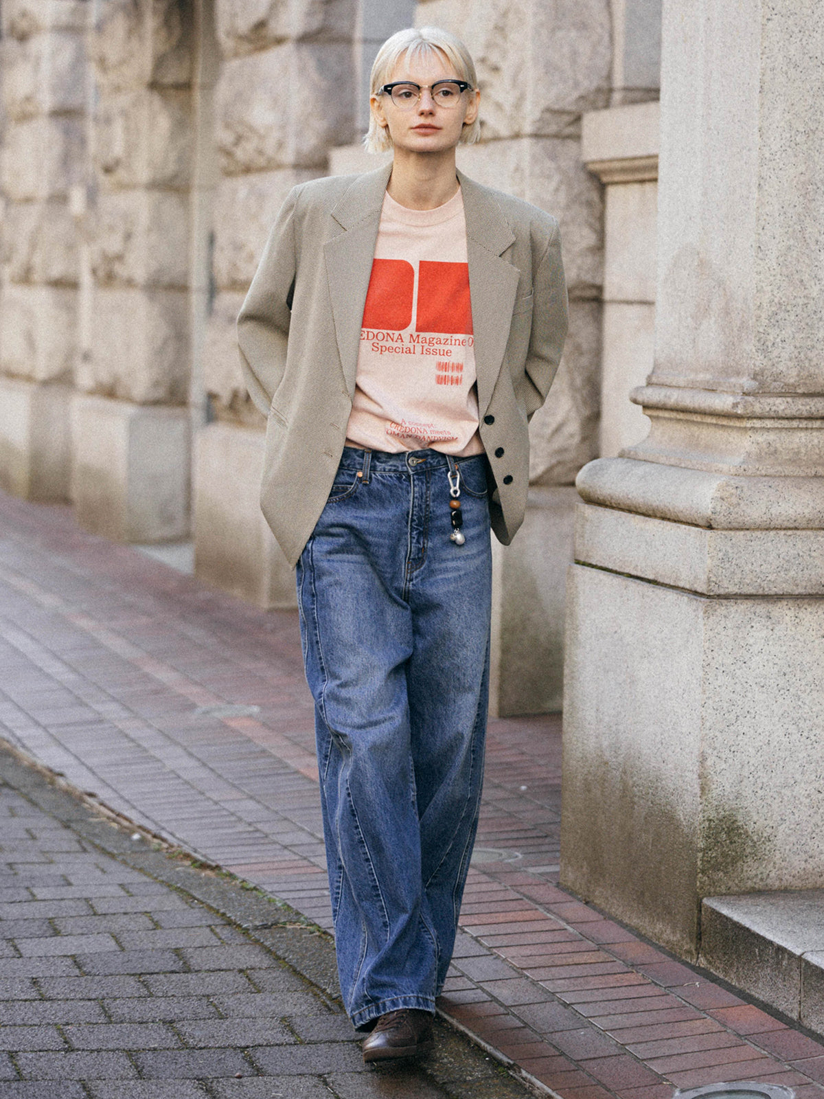 WIDE BEETLE DENIM PANTS