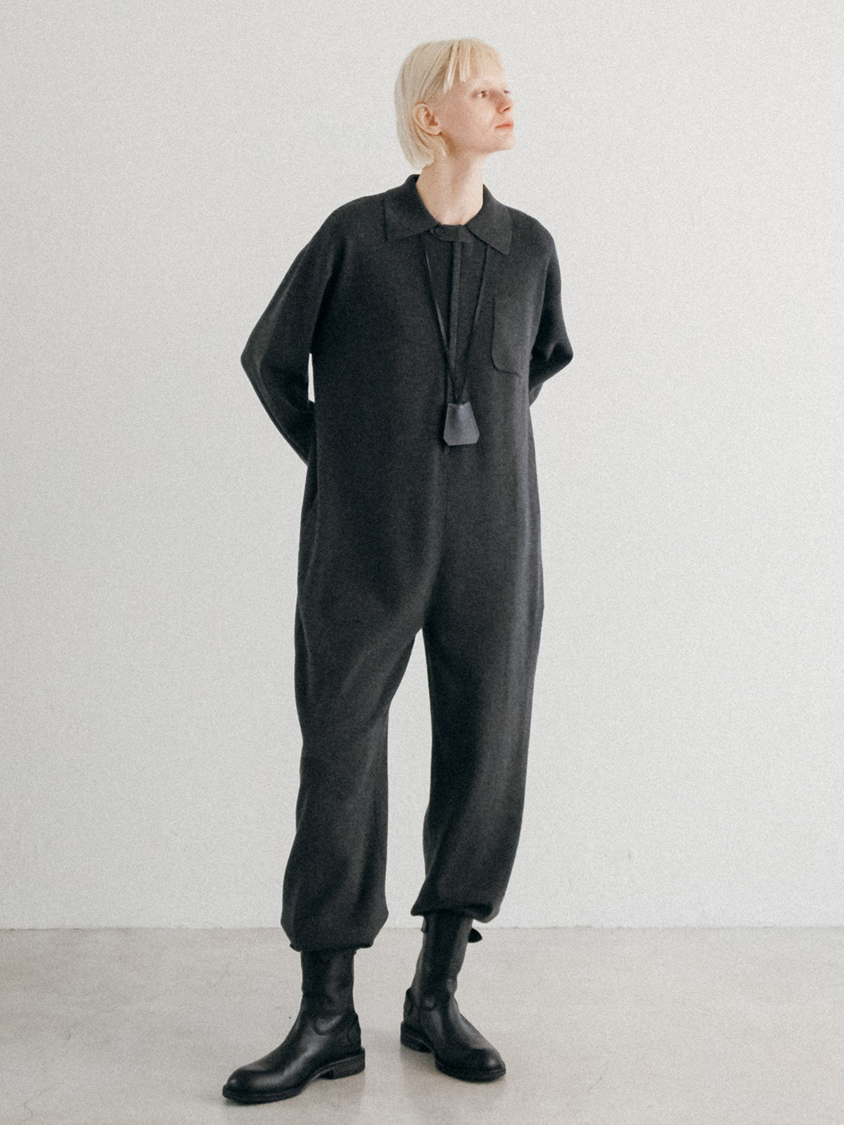 KNIT JUMP SUIT