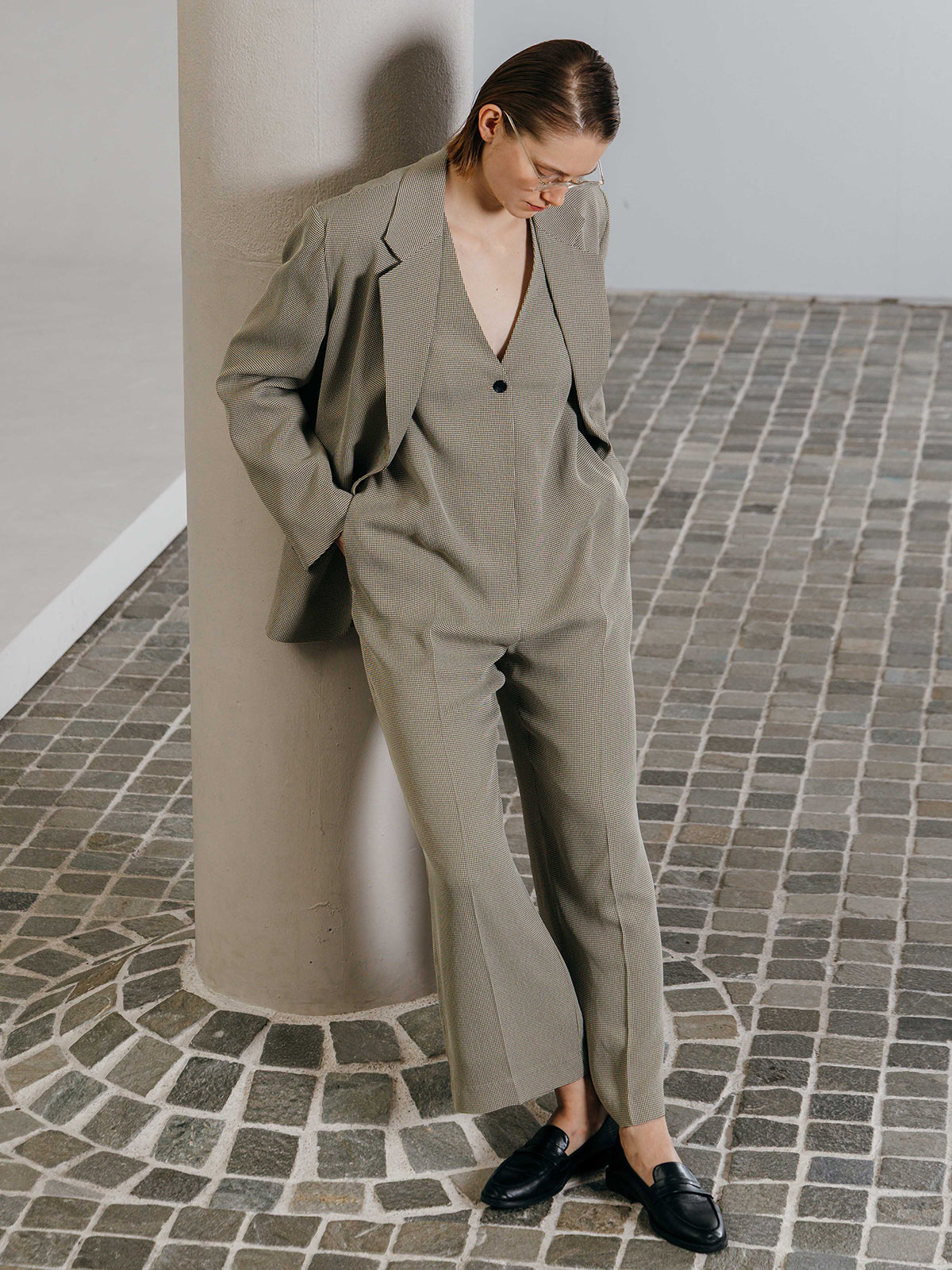 値下げ！F/CE. CHECK JUMPSUIT /エフシーイージャンプスーツ CHECK JQ JUMP SUIT