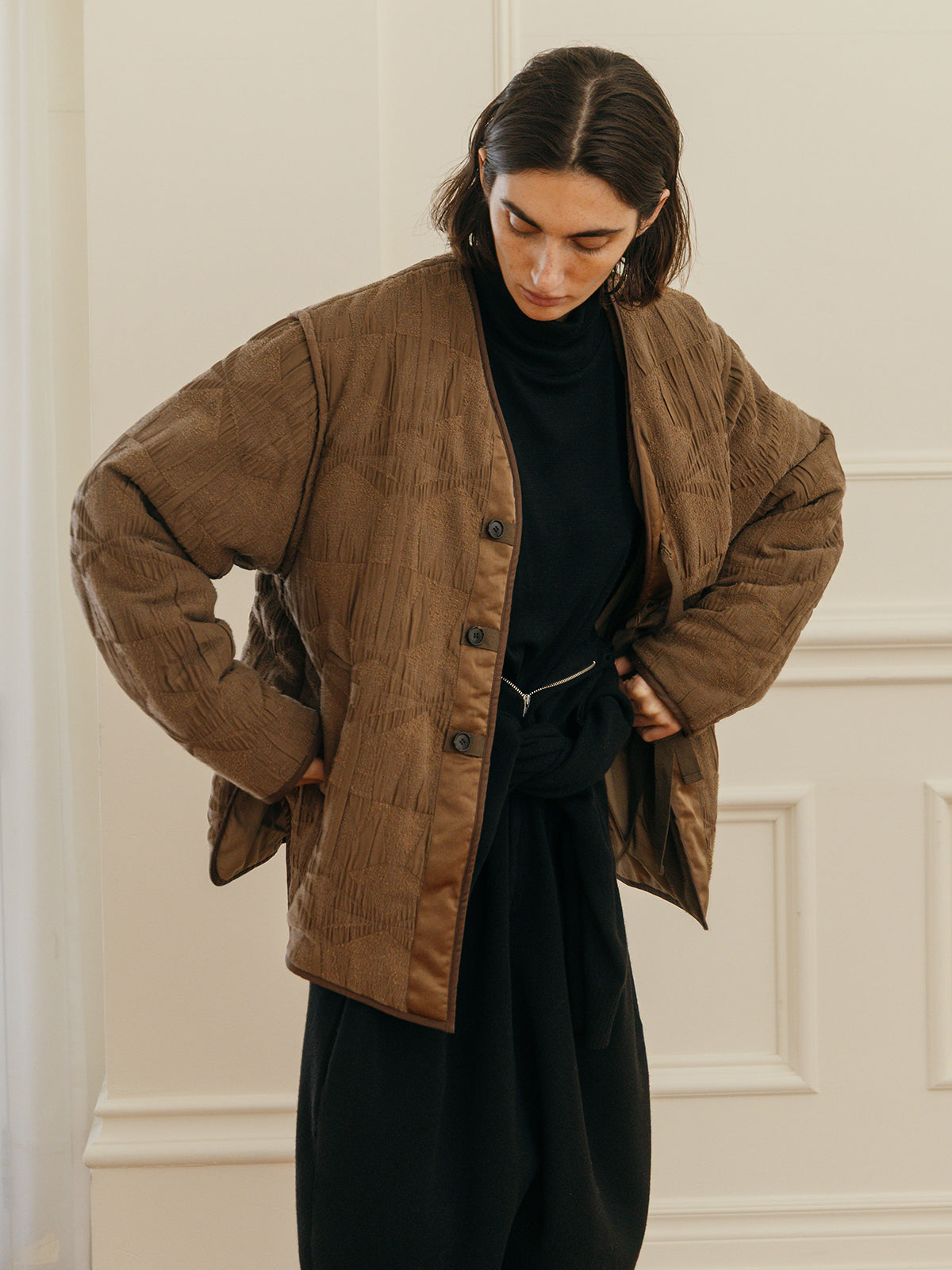 KIRYU JACQUARD LINER JACKET